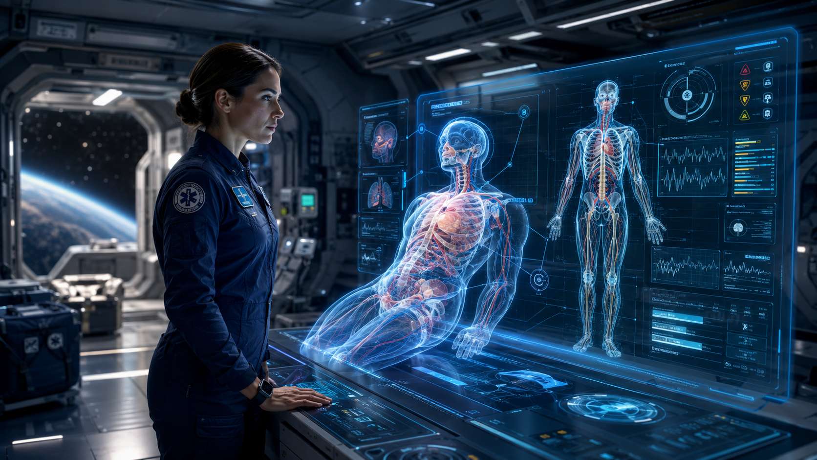 Adaptive Medical Decision Support for Human Spaceflight visual concept for Medi-Galaxy
