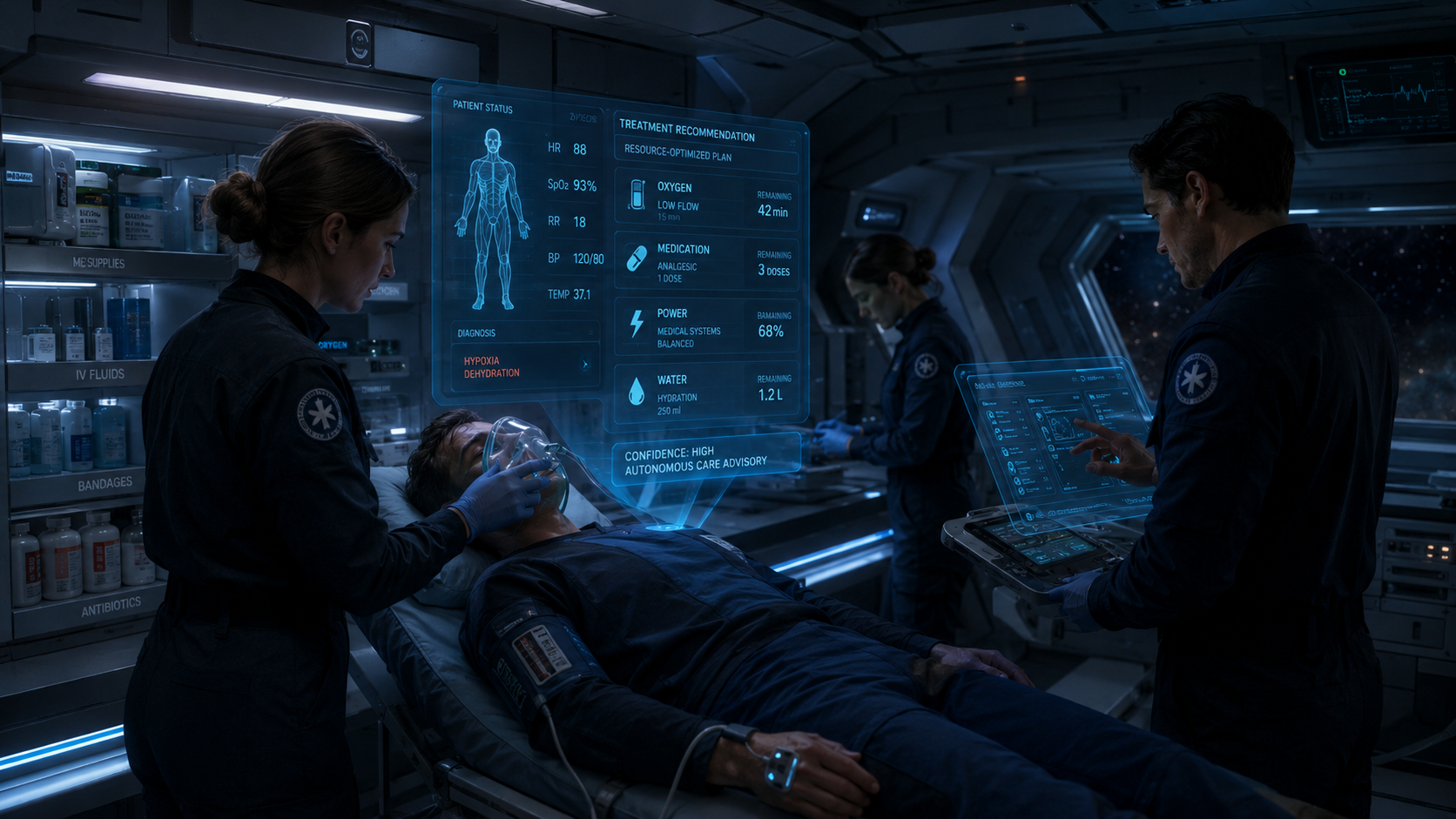Crew-Guided Decision Support visual concept for Medi-Galaxy