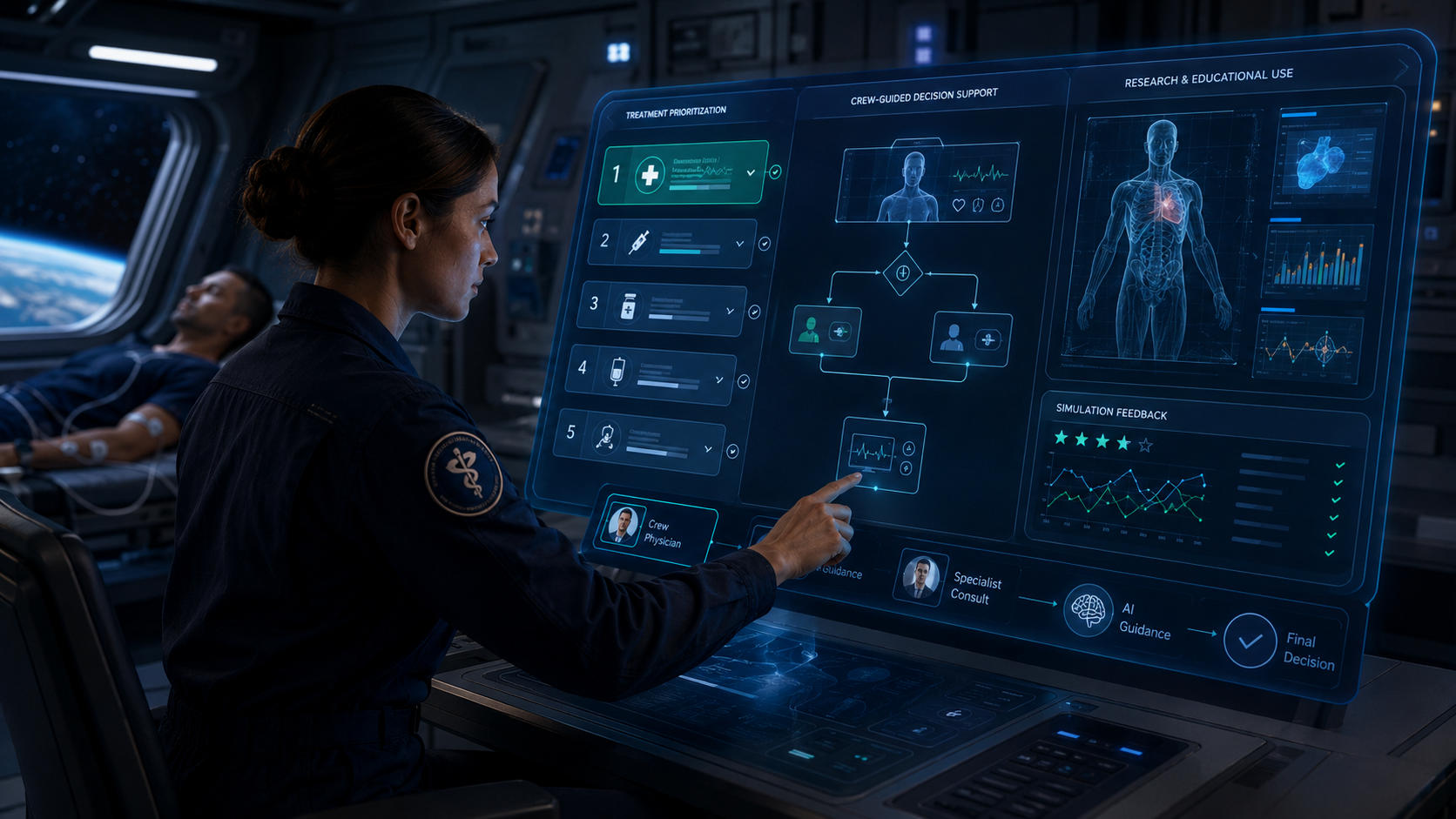 Environmental Inputs visual concept for Medi-Galaxy