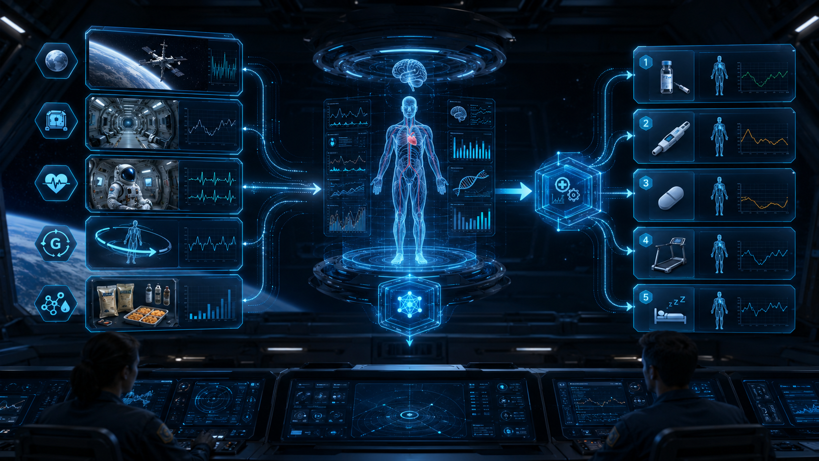 Simulation-Based visual concept for Medi-Galaxy