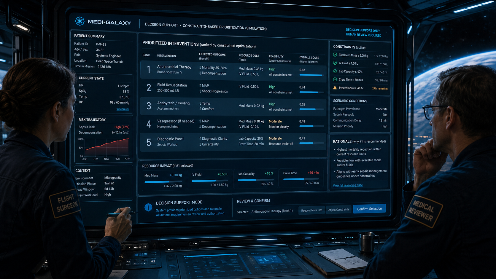 Contingency planning visual for Medi-Galaxy topic page