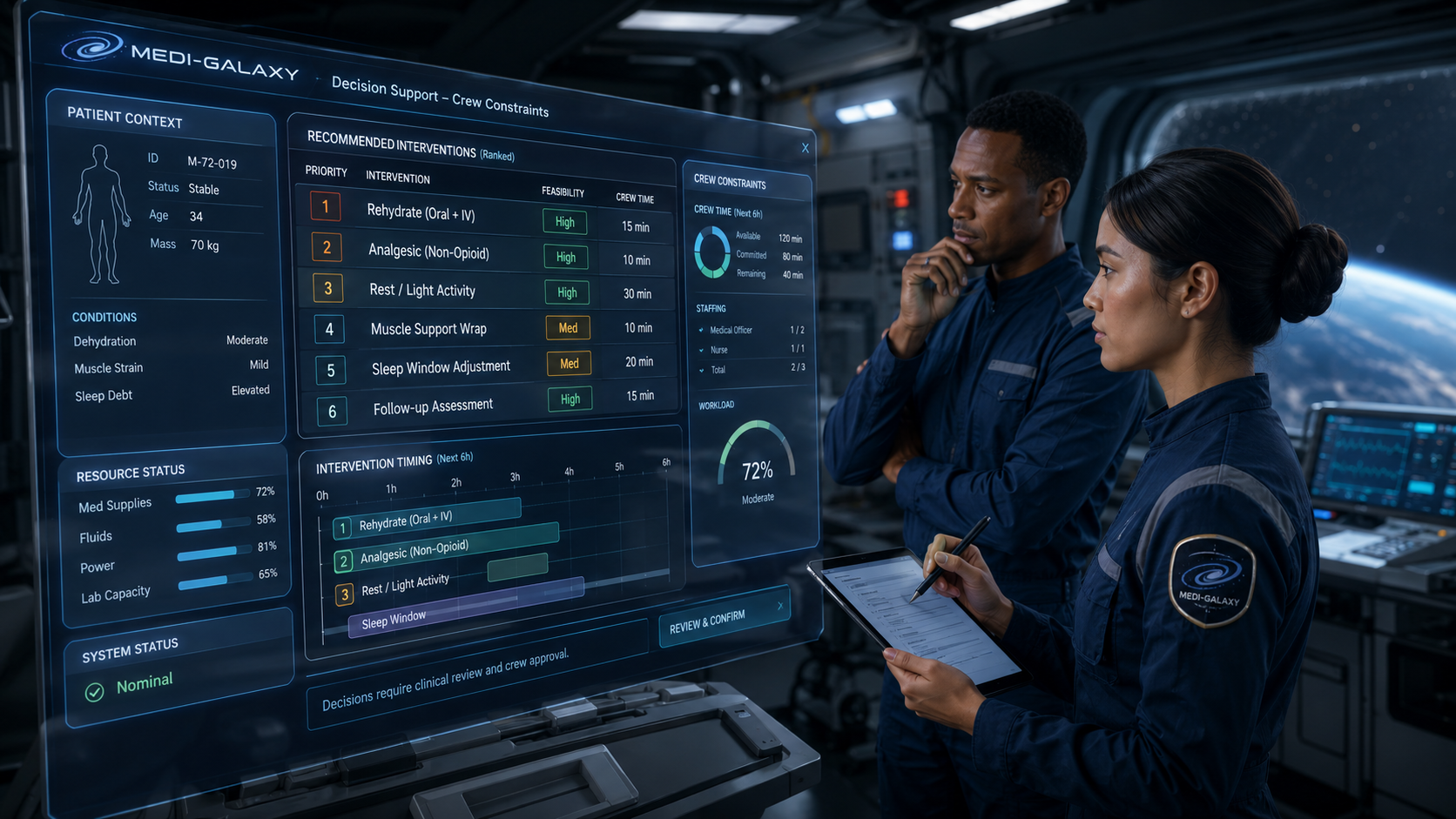 Crew constraints visual for Medi-Galaxy topic page