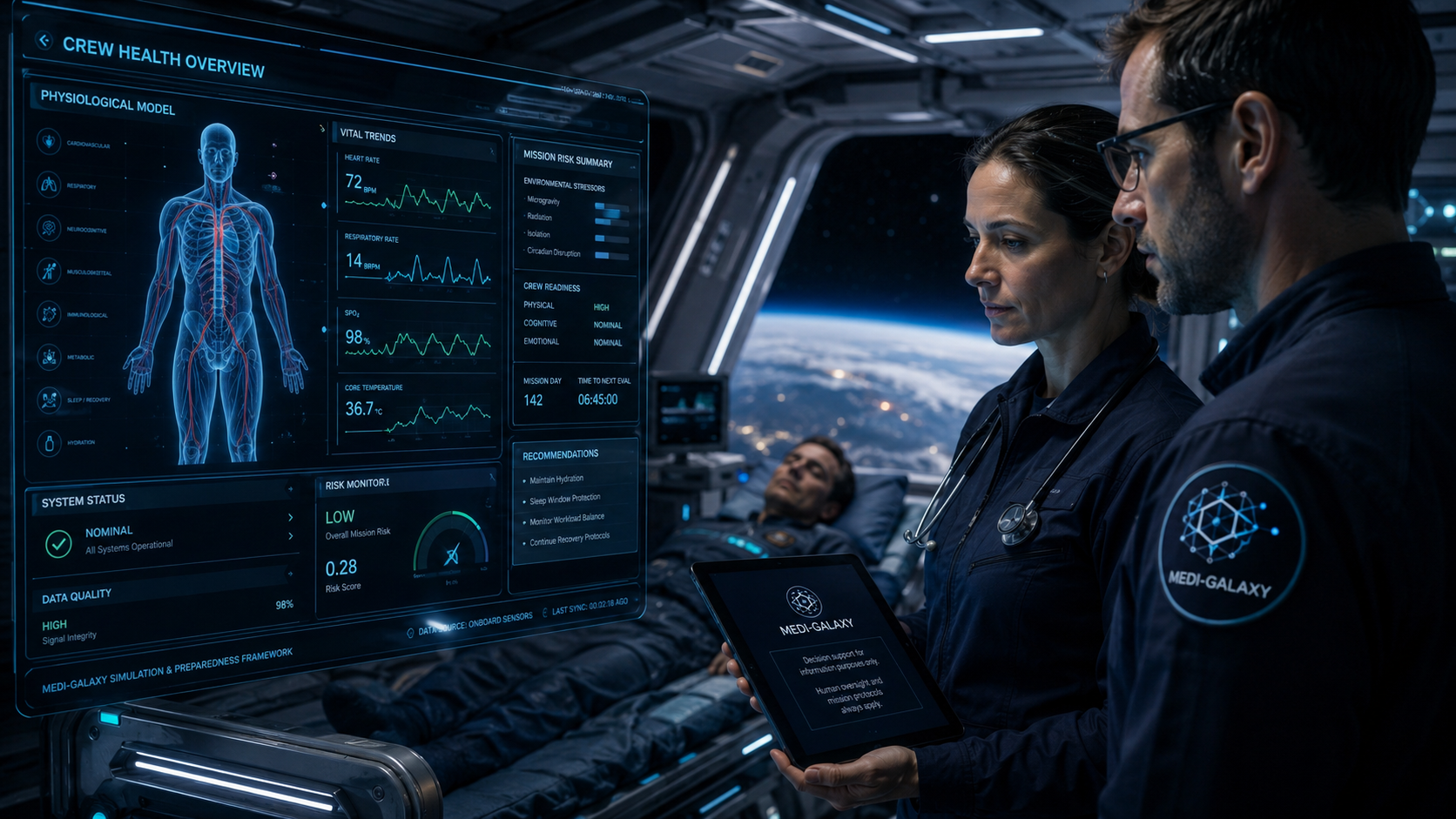 Crew guidance visual for Medi-Galaxy topic page