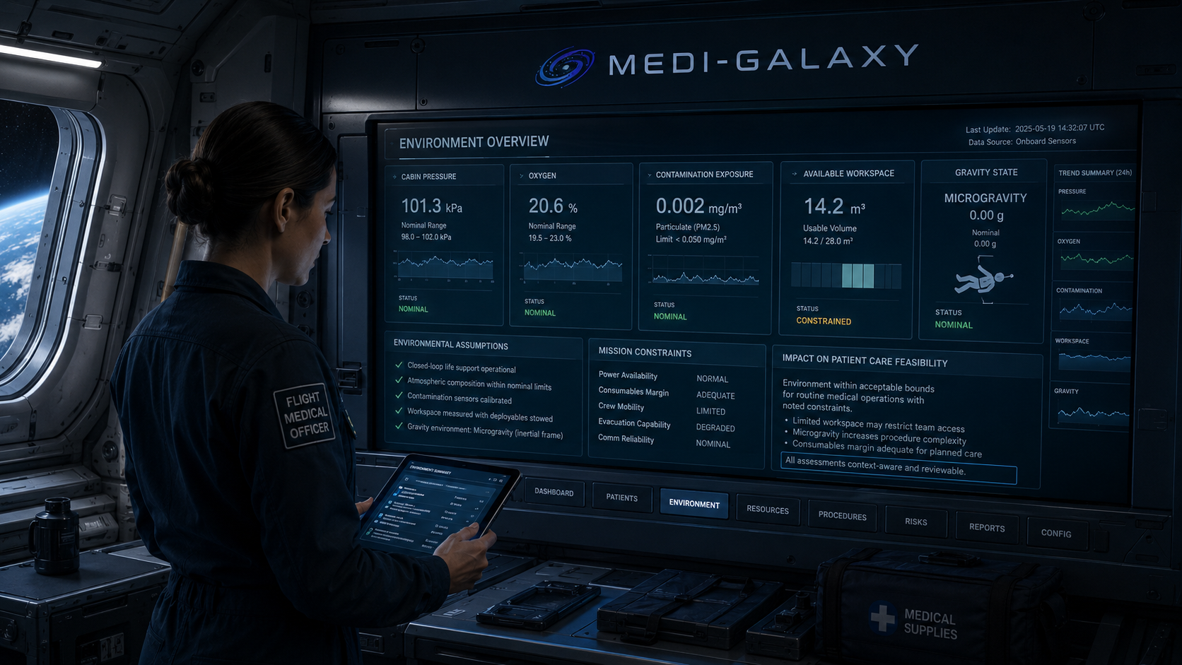 Environment visual for Medi-Galaxy topic page
