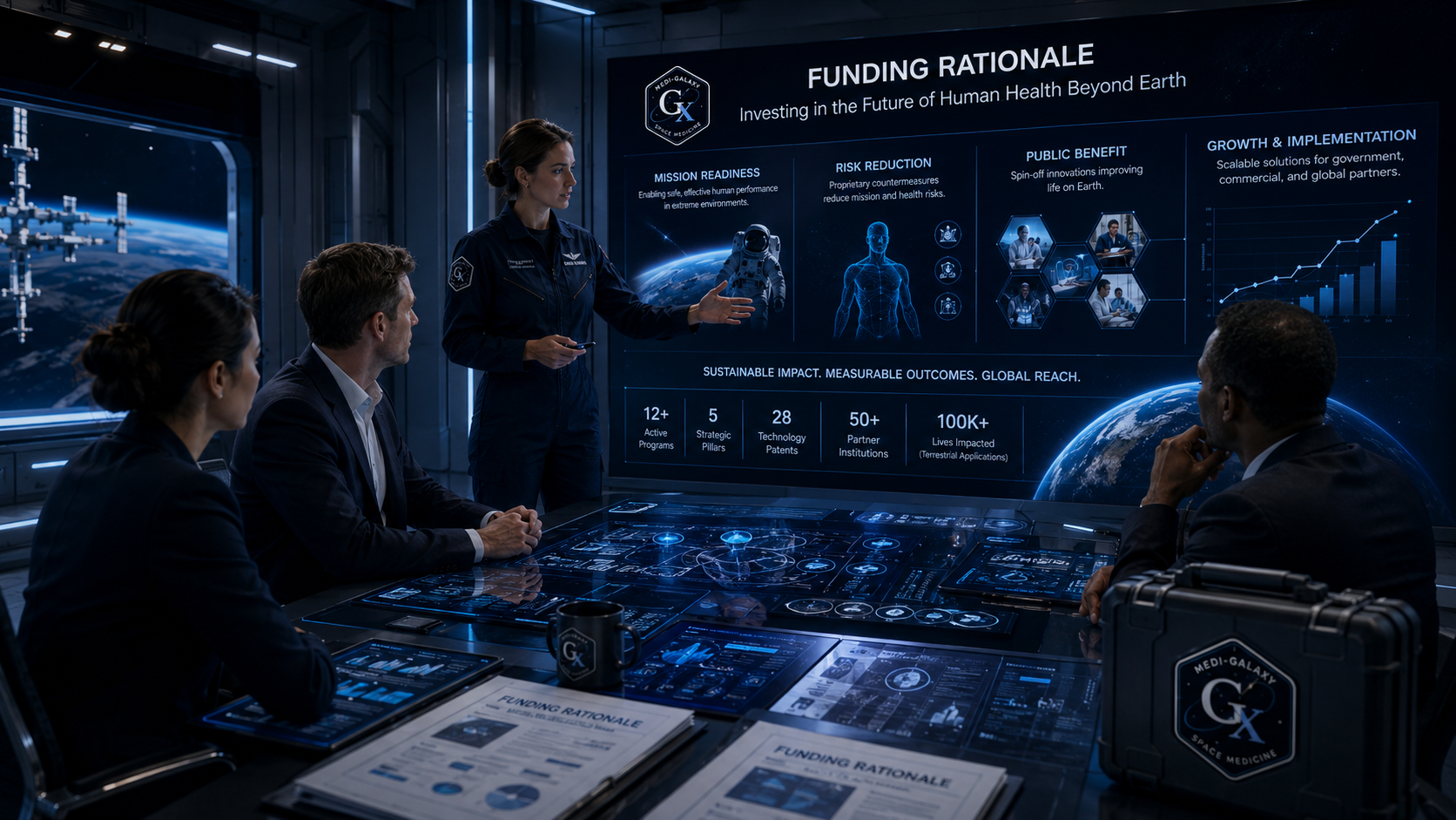 Funding rationale visual for Medi-Galaxy topic page