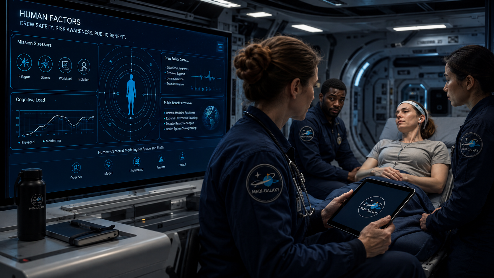 Human factors visual for Medi-Galaxy topic page