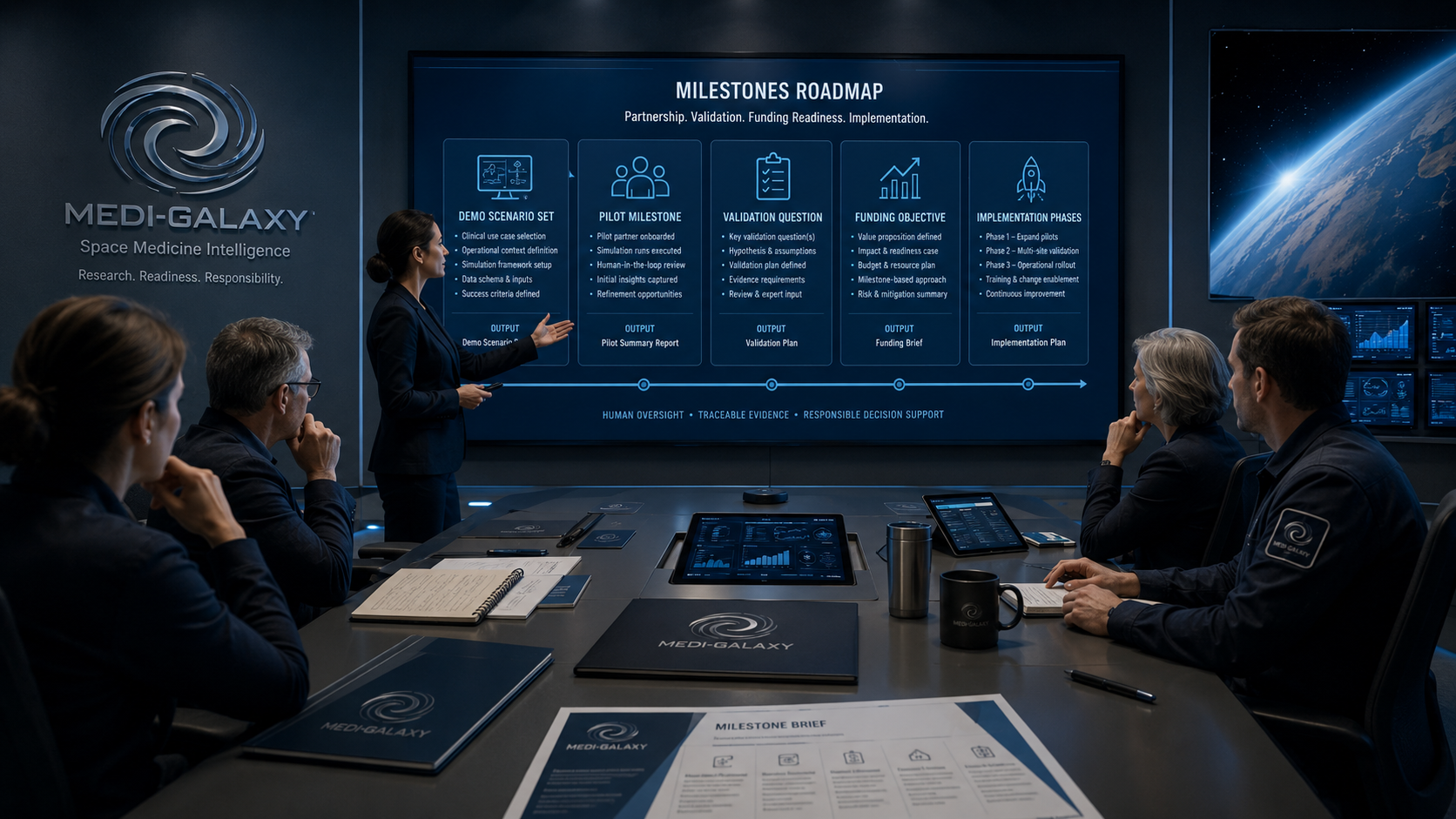 Milestones visual for Medi-Galaxy topic page
