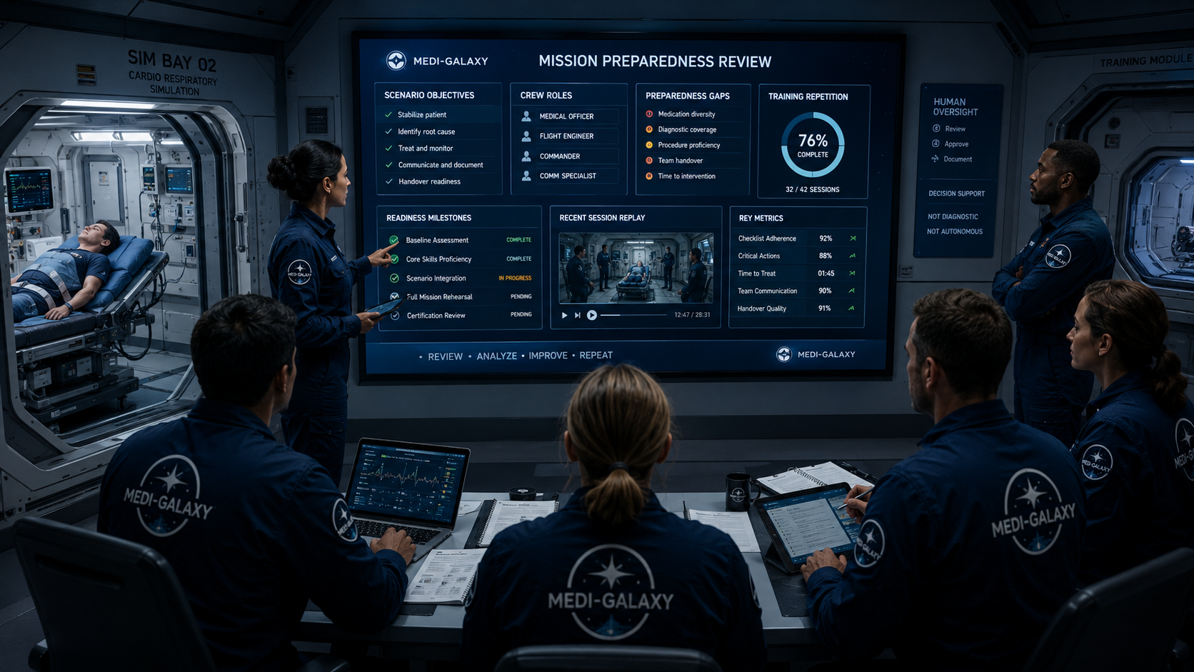 Mission preparedness visual for Medi-Galaxy topic page
