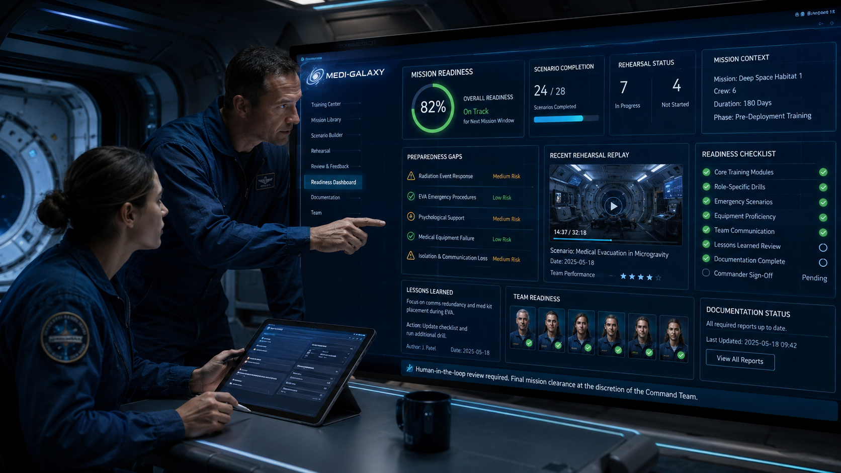Readiness visual for Medi-Galaxy topic page