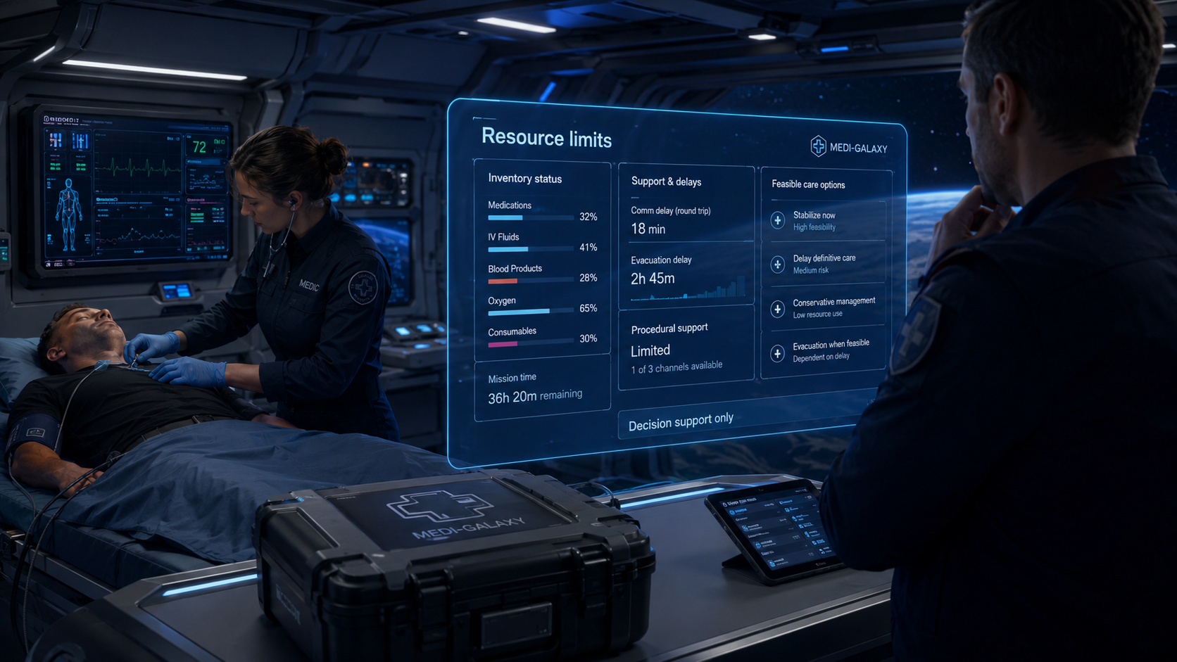 Resource limits visual for Medi-Galaxy topic page