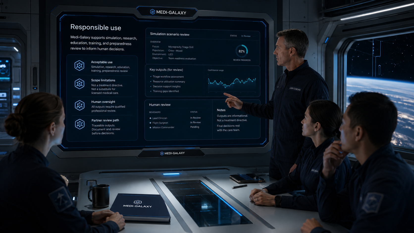 Responsible use visual for Medi-Galaxy topic page